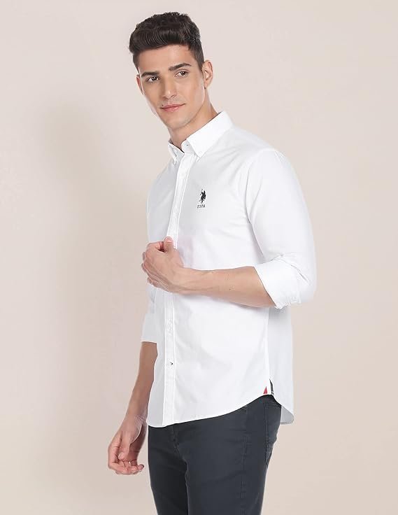 U.S. POLO ASSN. Cotton Men's Slim Fit Casual Style Shirt - Image 3