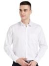 Men's Solid Cotton Formal Shirt | Plain | Full Sleeve - Regular Fit