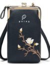 PALAY Women's Small Cross-Body Phone Bag Stylish PU Leather Mobile Cell Phone Holder Pocket Purse Wallet Sling Bag Mini Shoulder Bags