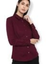 Van Heusen Women's Polyester Regular Fit Shirt