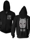 Junction Naruto - Shippuden Anbu Black OPS Adult Zip Hoodie Large Black