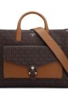 Da Milano Women's Leather Satchel - Brown