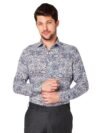 Men's Printed Cotton Shirt | Full Sleeve | Tailored Fit Summer Casual Formal Wear | Soft Breathable Fabric