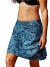 Hawaii Length 2 - Wrap Skirt for Women - Quick Dry Swim Cover-Up for Beach, Travel with Pocket, Maui Moonlight