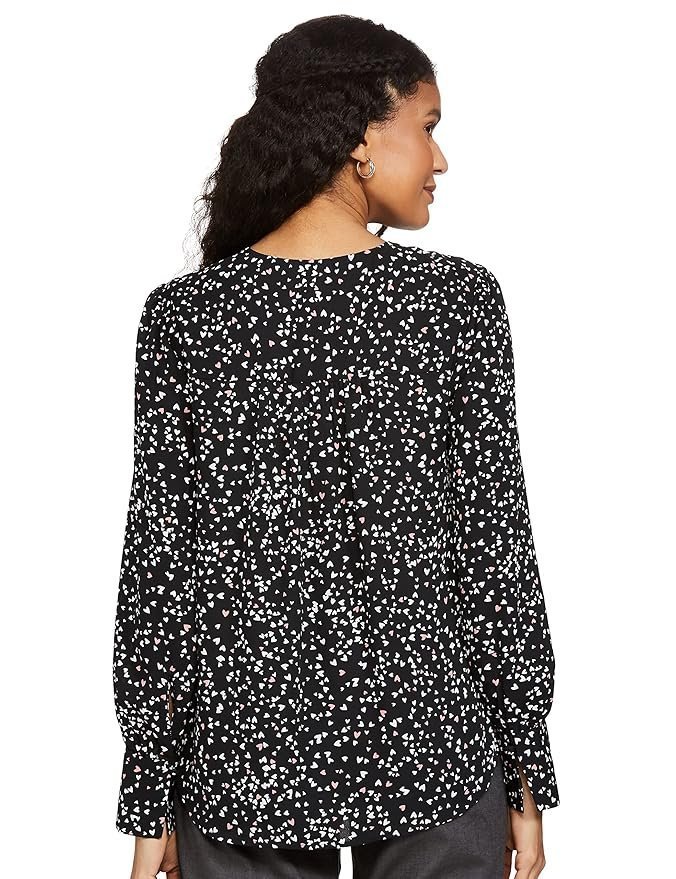 Marks & Spencer Womens Printed Polyester Round Neck Regular Fit Top - Image 5